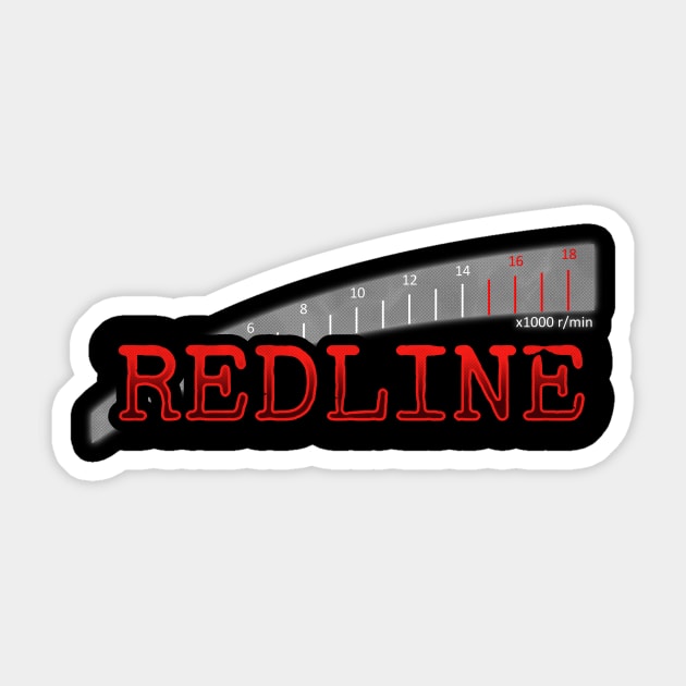 Redline Sticker by MilesNovelTs